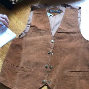 Suede vest woman’s